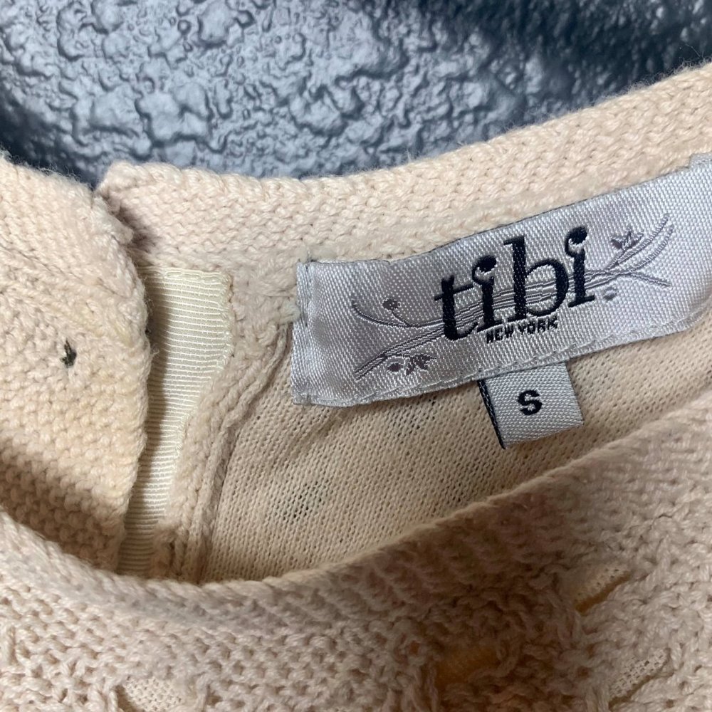 TIBI Crochet Cream Dress - Picture 4 of 7